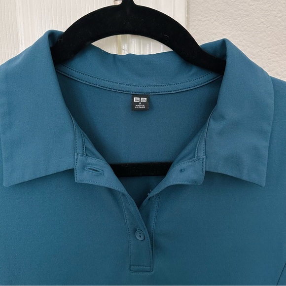 Uniqlo Teal Airism Collared Dress - Picture 3 of 4